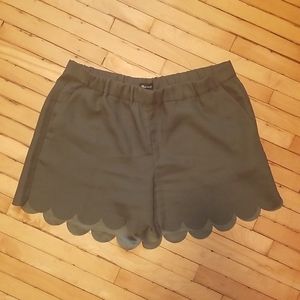 Madewell Scalloped Shorts